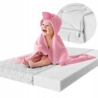 Materac PIANKOWY do łóżeczka 120x60 BABY ANTYALERGICZNY śr twardy dziecięcy