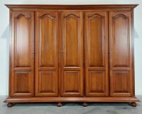 STYLOWA BUKOWA SZAFA PIĘCIODRZWIOWA HOLENDERSKA GARDEROBA 5 DRZWI BUK XXL