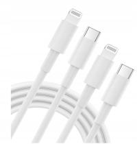 Zestaw kabli USB typ C - Apple Lightning