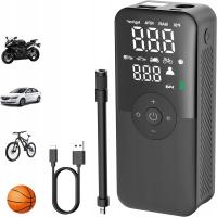 KOMPRESOR BEZPRZEWODOWY DO SAMOCHODU MOTOCYKLA ROWERU POWERBANK USB