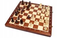 Szachy drewniane turniejowe gra w szachy duże 50 cm x 50cm gra w szachy
