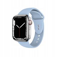 Apple watch pasek 38/40/41 mm błękitny Crong Liquid