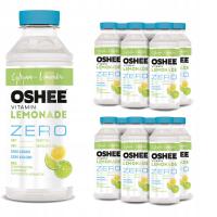 12x OSHEE ZERO Vitamin Lemonade cytryna limonka 555 ml lemoniada bez cukru