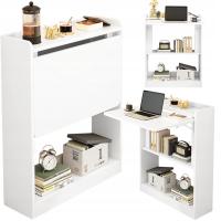 НАСТЕННЫЙ СТОЛ СКЛАДНОЙ БЕЛЫЙ ШКАФ ПОЛКА КНИЖНАЯ ПОЛКА СОВРЕМЕННЫЙ СТОЛ ДЛЯ НОУТБУКА