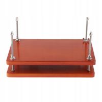 Drewniana prasa do książek Materiały introligatorskie Przenośna prasa do oprawy Oprawa książek