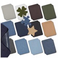 Łatki Jeans Do Ubrań Kurtki Spodni 24szt Zestaw Naprasowanki Termo Łata