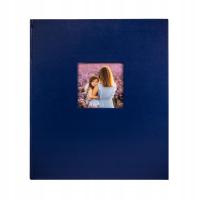 Album tradycyjny 100 białych stron BELIZE niebieski z okienkiem
