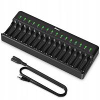 BONAI AA AAA Battery Charger 16 Slot Universal