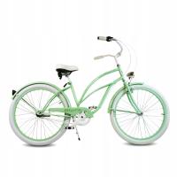 Велосипед beach Cruiser женский 26 Дамка мохито RoyalBi мятный шестерни shimano