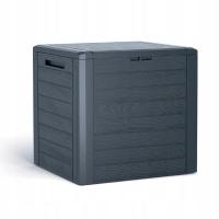 Skrzynia ogrodowa My Home & Garden WOODEBOX 140l Antracyt - MBWL140
