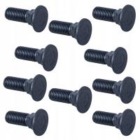 Śruba płużna M12x35 KL. 8.8 utwardzana do pługa lemiesza zestaw 10szt.