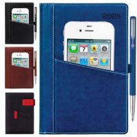 KALENDARZ KSIĄŻKOWY A5 DZIENNY 2026 PRAKTYCZNY VIP KIESZONKA GUMKA DŁUGOPIS