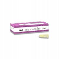 Мезо-Relle 100шт 30г 0.3x4mm мезотерапия иглы