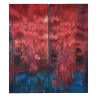 Drewno stabilizowane Klon Kanadyjski pikowany okładki 7x63x147mm SQMSC6