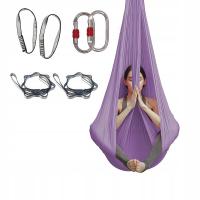 hamak do aerial jogi szarfa akrobatyczna chusta hamak sensoryczny 5x2.8M