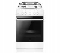 Kuchnia gazowa Amica 58GGD1.23ZOFP(W) 58 l biały 4 palniki