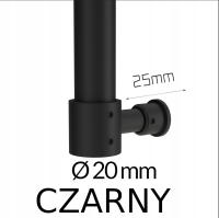 Uchwyt boczny końcowy rurki fi 20 RAL dystans 25mm