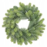 WIANEK Z GAŁĄZEK ŚWIERKOWY Z IGLIWIA STROIK NA DRZWI DO OZDABIANIA 35cm