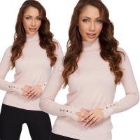 062_ _КЛАССИЧЕСКИЙ ЖЕНСКИЙ СВИТЕР С ВЫСОКИМ ВОРОТОМ