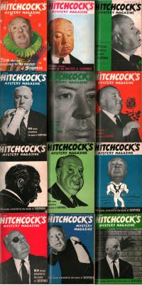 ЖУРНАЛ ALFRED HITCHCOCK'S MYSTERY MAGAZINE - ВИНТАЖ В РАМКЕ 1966 ГОДА - 12 ВЫПУСКОВ