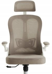 Fotel obrotowy HORSEKING BEŻOWY ergonomiczny wygodny ms28 biurowy gamingowy