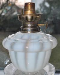 Stary pojemnik do lampy naftowej Matador Brenner śred. wew.przy bren. 3,8cm