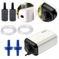 Аквариумный аэратор с регулируемым полным комплектом 7в1 2X100L / h 50-120L