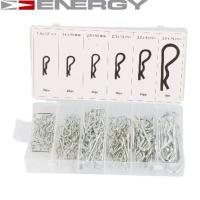 ZAWLECZKI STALOWE ODGIĘTE 150 SZT. Energy NE00634