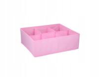 Organizer Do Szuflady Na Bieliznę Skarpetki Materiałowy Wkład 6 przegródek