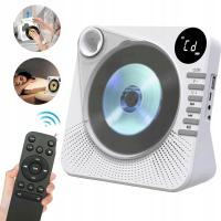 BLUETOOTH 5.0 ODTWARZACZ CD Z TIMEREM PROGRAMOWALNYM 15-90 MIN BIAŁY