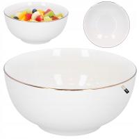 Salaterka porcelanowa biała 19 cm miska na sałatkę owoce przekąski 1,5l