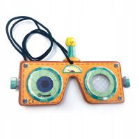 Kalejdoskop Okulary Robota żółte dla dzieci Svoor