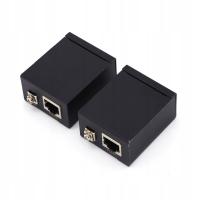 EXTENDER VGA 60 M AUDIO VIDEO SPLITTER PO LAN RJ45 KABEL ETHERNET CAT-5/6