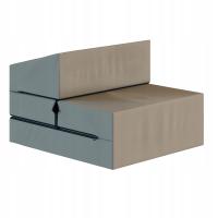 Fotel kanapa rozkładana materac sofa ogród tkanina NIEPRZEMAKALNA garden