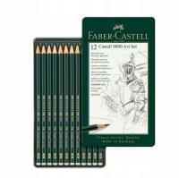 Ołówek FABER-CASTELL 9000 art 12szt op. metalowe