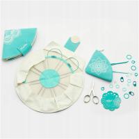 zestaw drutów na żyłce 25cm metalowych KNITPRO MINDFUL EXPLORE MINI - 25cm