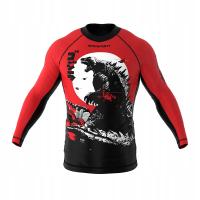 Rashguard longsleeve męski SMMASH Zilla czerwony XL