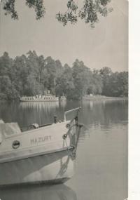 Pocztówka Ruciane jezioro Guzianka 04069