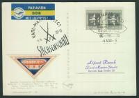 a1603 DDR GRUNAU Karl Marx Stadt SACHSNSCHAU 1959 ZEPPELIN TRASA LOTNICTWO