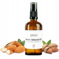 OLEJEK ZE SŁODKICH MIGDAŁÓW ciało włosy twarz OLEJ MIGDAŁOWY rozstępy 100ml