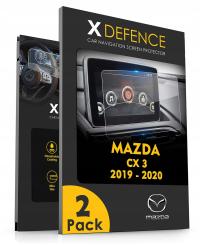 2в1 навигационное защитное стекло для MAZDA CX 3 2019-2020