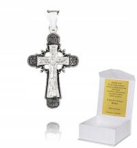 925 Серебряный православный крест 3,42 г 4,3 см K21