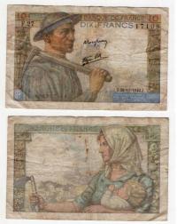 FRANCJA 1942 10 FRANCS