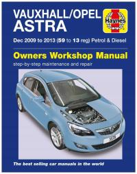 Vauxhall/OPEL Astra H (2009-2013) instrukcja napraw Haynes 24h