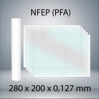 Folia NFEP (PFA) VOLFAN do Elegoo Saturn 2/3/4/4 Ultra 280x200x0,127mm 5 szt.