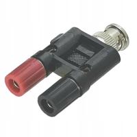 Adapter POMIAROWY BNC gniazdo / 2* gniazdo