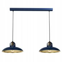 Lampa wisząca FELIX NAVY BLUE/GOLD 2xE27