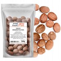 GAŁKA MUSZKATOŁOWA CAŁA 100g Cały orzech aromatyczna wysoka jakość Kol-Pol