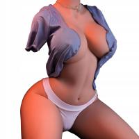 Реалистичная грудь 3D вагина анус мастурбатор секс кукла