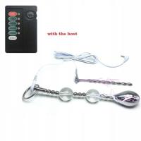 Elektryczny rozwieracz cewki moczowej Elektro-wtyczka do penisa mężczyzn